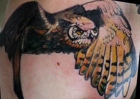 Tattoos - Fall Owl - 129980